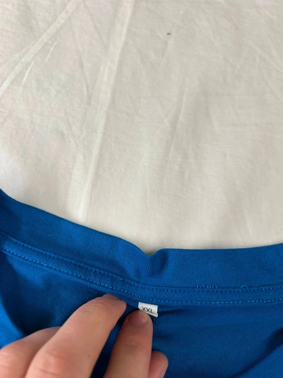Blue vintage print t-shirt – photo 5